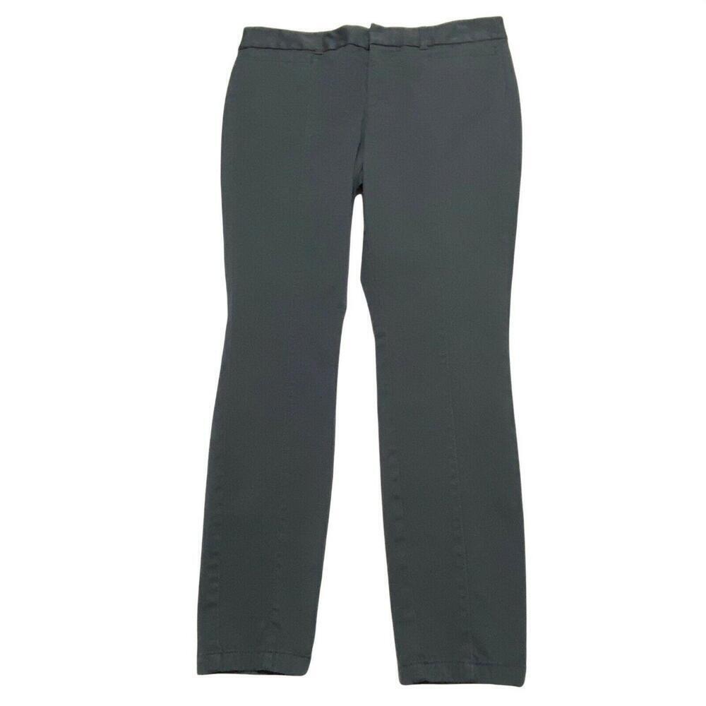 Loft‎ Regular fit Tapered leg women's size 8 P Gray Dress pants